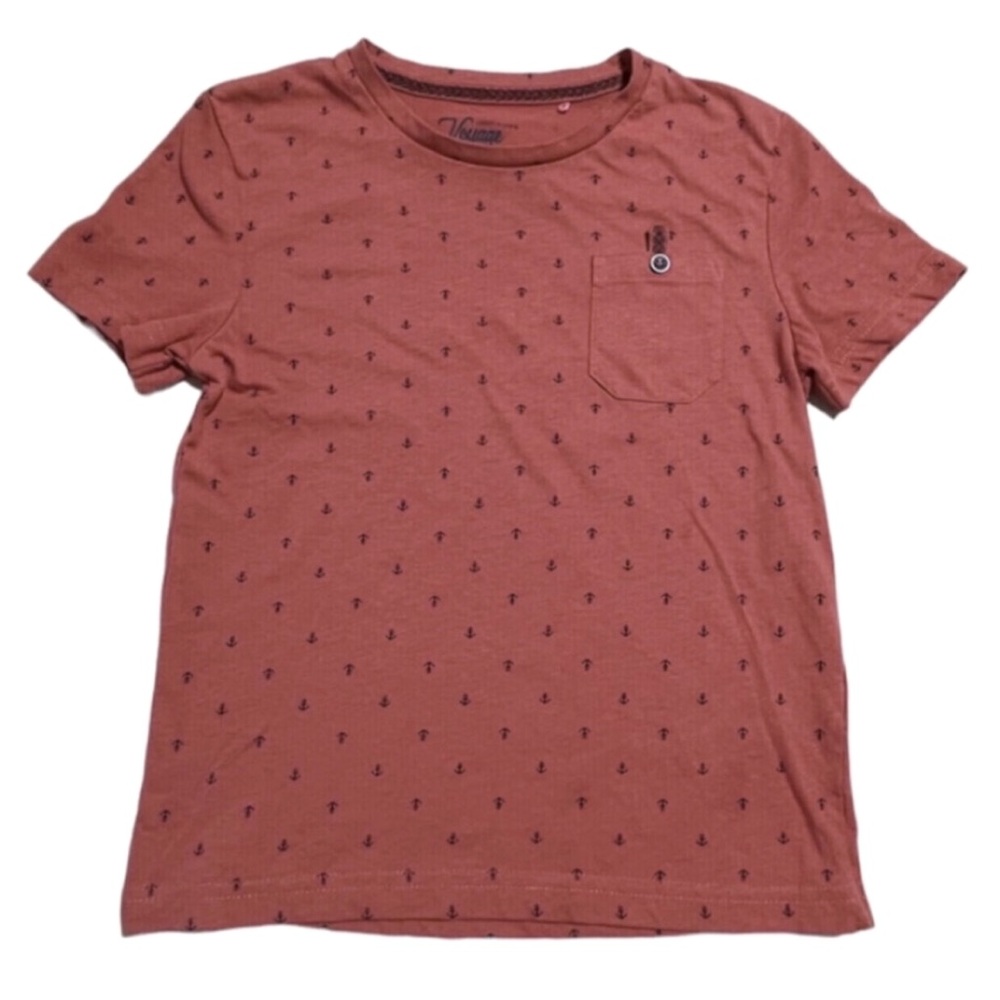 Craft + Flow Voyage anchor pocket tee M/6-7y